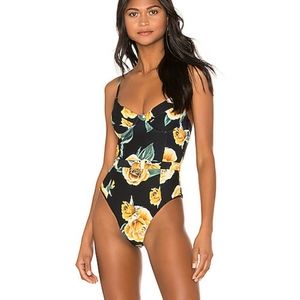 Onia We Wore What Daniella Floral One Piece Swim